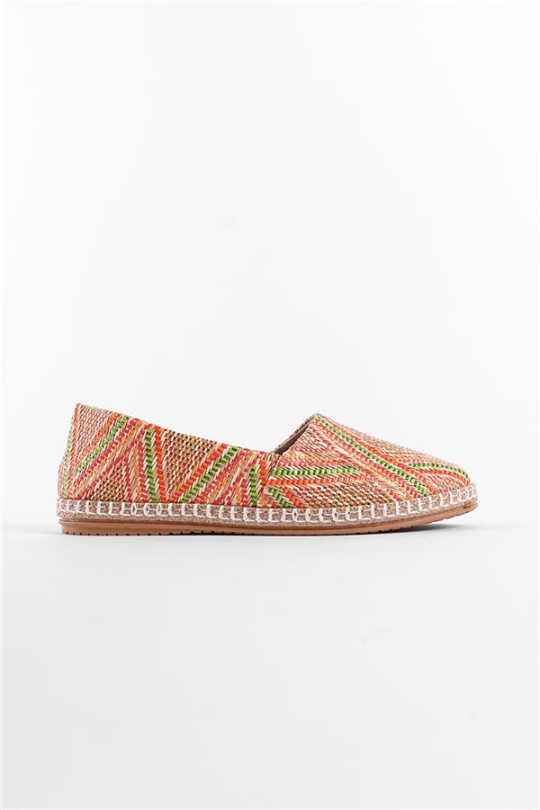 Capone Pasarella 001 Women Green Orange Espadrille