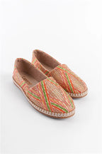 Capone Pasarella 001 Women Green Orange Espadrille