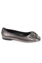 Capone Adriana 058 Women Platinum Cristal Embellished Ballet Flats