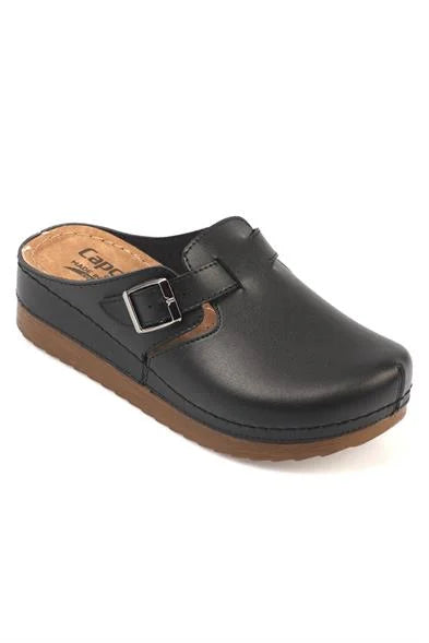 Capone Janet 107090 Women Black Slingback Comfort Anatomical Sandals