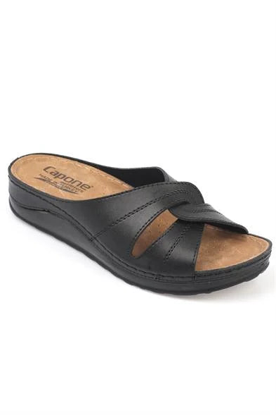 Capone Janel 107090 Women Gold Slingback Comfort Anatomical Sandals