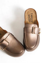Capone Judy 107090 Women Copper Slingback Comfort Anatomical Sandals