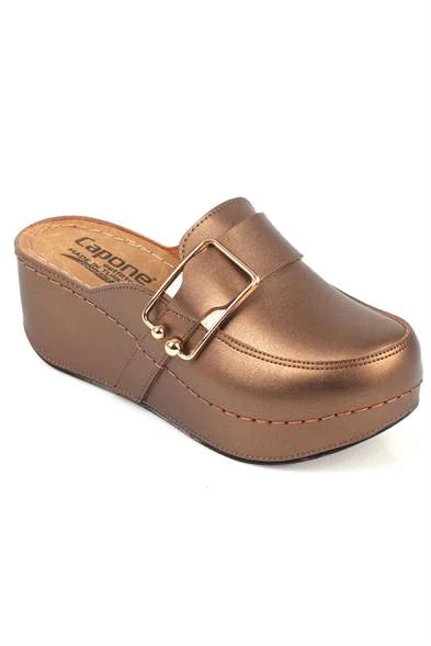 Capone Judy 107090 Women Copper Slingback Comfort Anatomical Sandals