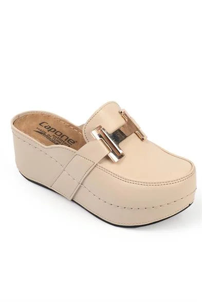 Capone Justin 612005 Women Beige Slingback Comfort Anatomical Sandals