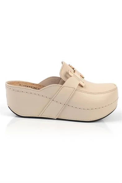 Capone Justin 612005 Women Beige Slingback Comfort Anatomical Sandals