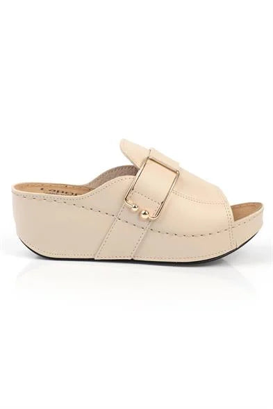 Capone Kacie 612245 Women Beige Slingback Comfort Anatomical Sandals