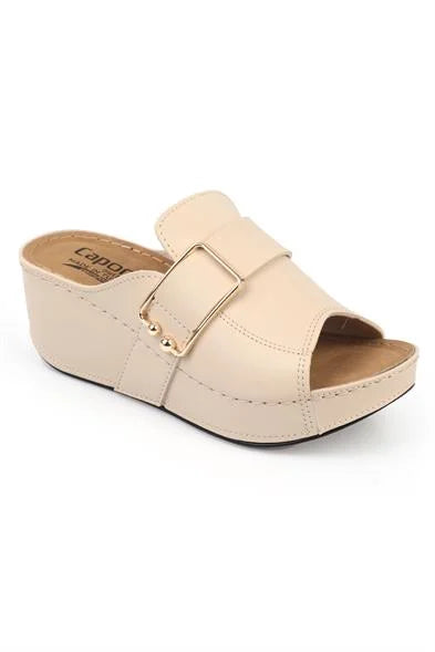 Capone Kacie 612245 Women Beige Slingback Comfort Anatomical Sandals