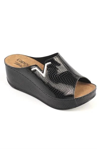 Capone Kailey 6145 Women Gold Platform V Clip Accessory Sandals