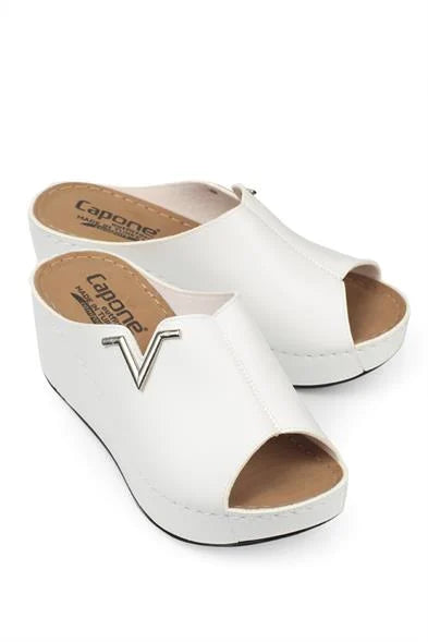 Capone Kailey 6145 Women Gold Platform V Clip Accessory Sandals