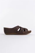 Capone Kamila 6319 Women Brown Slingback Comfort Anatomical Sandals