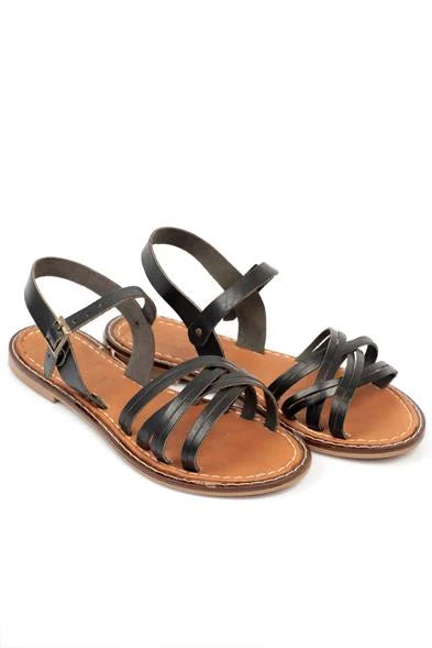 Capone Darya 830 Genuine Leather Women Tan Slingback Sandals