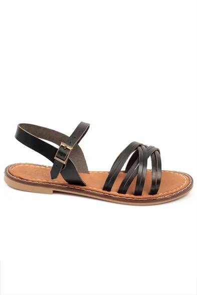 Capone Darya 830 Genuine Leather Women Tan Slingback Sandals