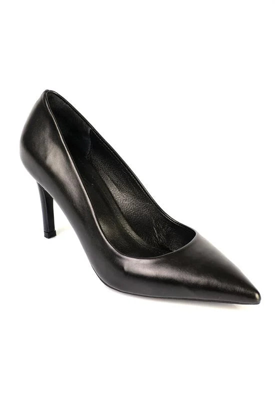 Capone Bianka Mid Heel Casual Stylish Genuine Leather Lined Stiletto