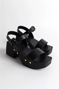 Capone Dulce Blunt Toe Single Band Platform Heel Woman Sandals