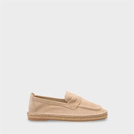 Capone Boris Genuine Leather Suede Espadrille Sole Men Loafer