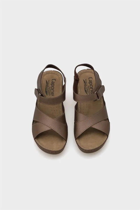 Capone Celeste Z6312 Women Copper Comfort Anatomical Sandals