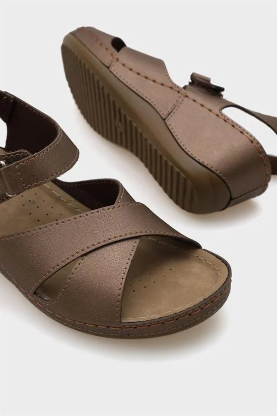 Capone Celeste Z6312 Women Copper Comfort Anatomical Sandals