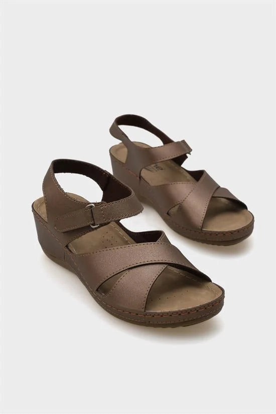 Capone Celeste Z6312 Women Copper Comfort Anatomical Sandals