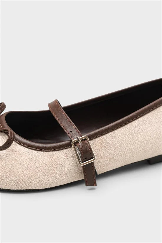 Capone Chandal Suede Look Mary Jane Shoes
