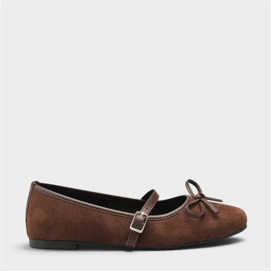 Capone Chandal Suede Look Mary Jane Shoes