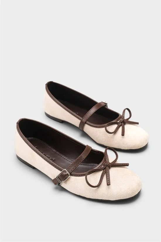 Capone Chandal Suede Look Mary Jane Shoes