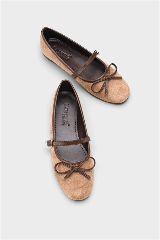 Capone Chandal Suede Look Mary Jane Shoes