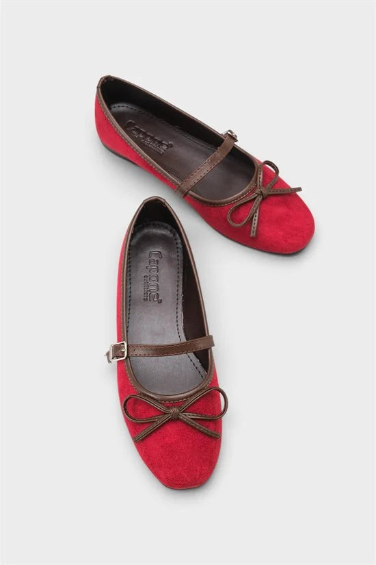 Capone Chandal Suede Look Mary Jane Shoes