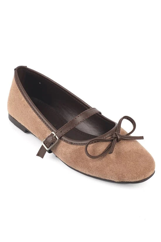 Capone Chandal Suede Look Mary Jane Shoes