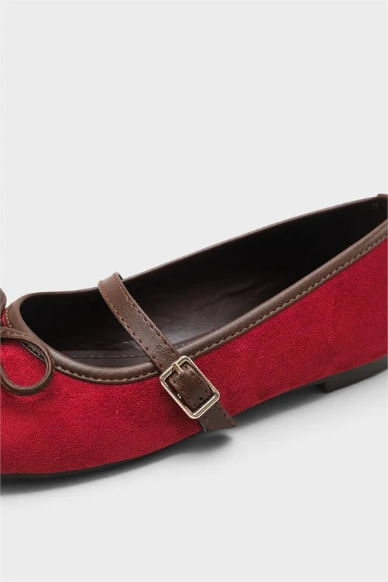 Capone Chandal Suede Look Mary Jane Shoes