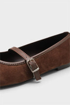 Capone Chandal Suede Look Mary Jane Shoes