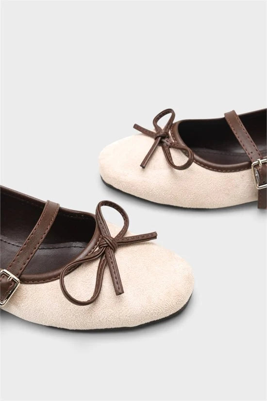 Capone Chandal Suede Look Mary Jane Shoes