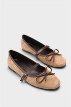 Capone Chandal Suede Look Mary Jane Shoes
