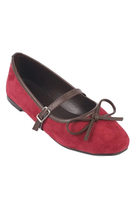 Capone Chandal Suede Look Mary Jane Shoes