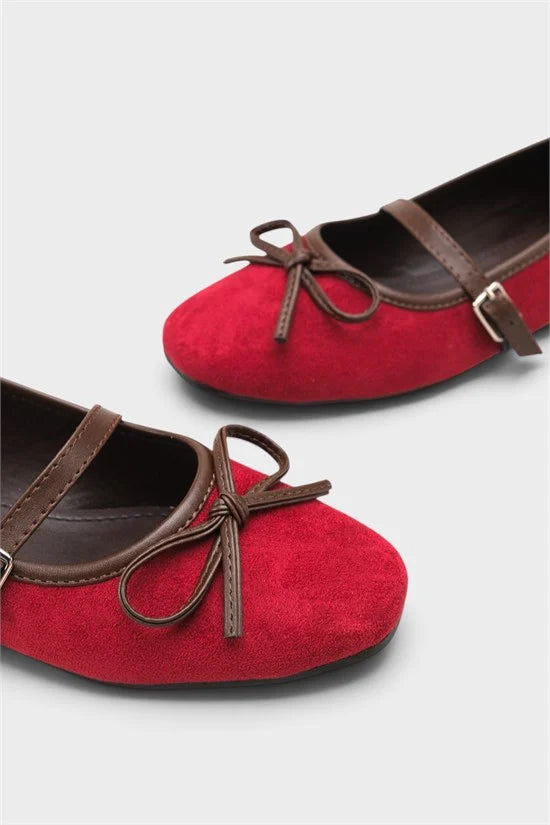 Capone Chandal Suede Look Mary Jane Shoes