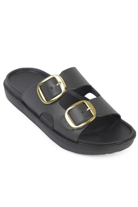 Capone Clarita EVA Double Buckle Women White Sandal