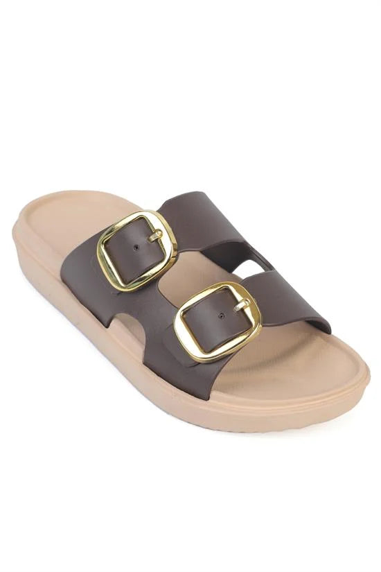 Capone Clarita EVA Double Buckle Women White Sandal