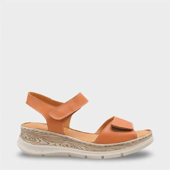 Capone Corrinne Genuine Leather Soft Comfort Women Black Sandal
