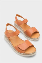 Capone Corrinne Genuine Leather Soft Comfort Women Black Sandal