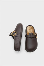 Capone Daisy Women Black Furry Sandal
