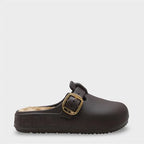 Capone Daisy Women Black Furry Sandal