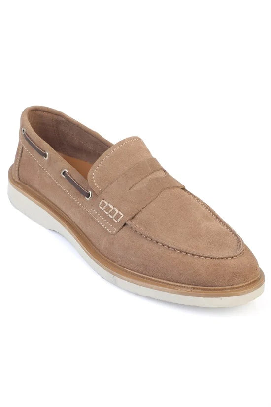 Capone Danny Genuine Leather Suede Genuine Leather Lined Men Loafer