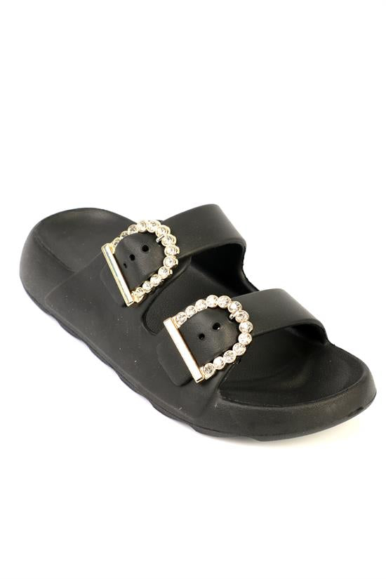 Capone Della EVA Double Buckle Women Pink Sandal