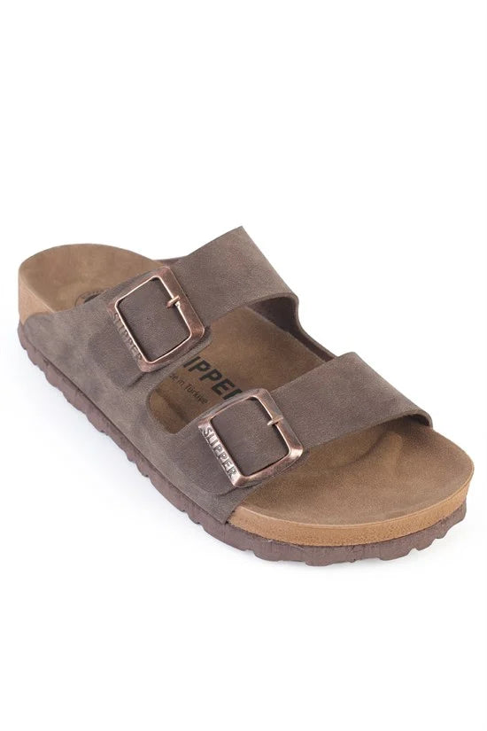 Capone Double Band Buckle Men Sandal