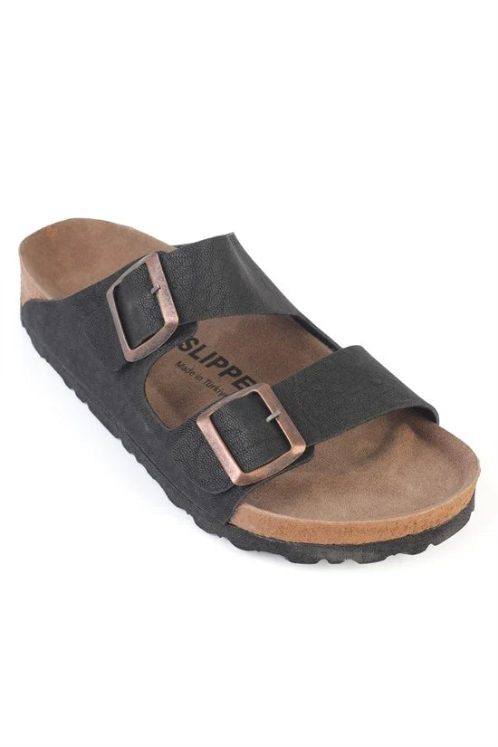 Capone Double Band Buckle Men Sandal