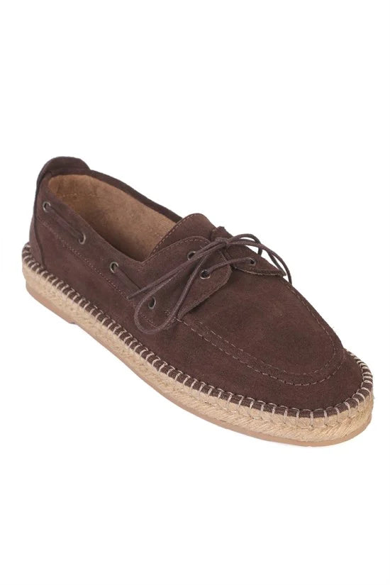 Capone Drake Genuine Leather Suede Espadrille Sole Men Loafer