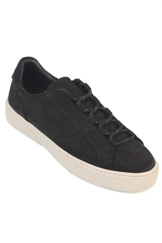 Capone Efram Genuine Leather Nubuck Hidden Lace-Up Casual Elegant Men Sneaker