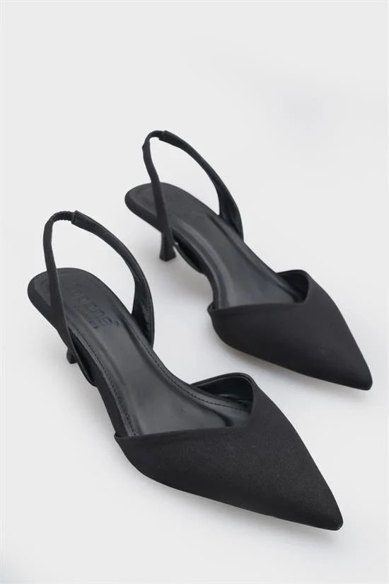 Capone Esmerelda Pointed Toe Slingback Mid Heel Women White Shoe