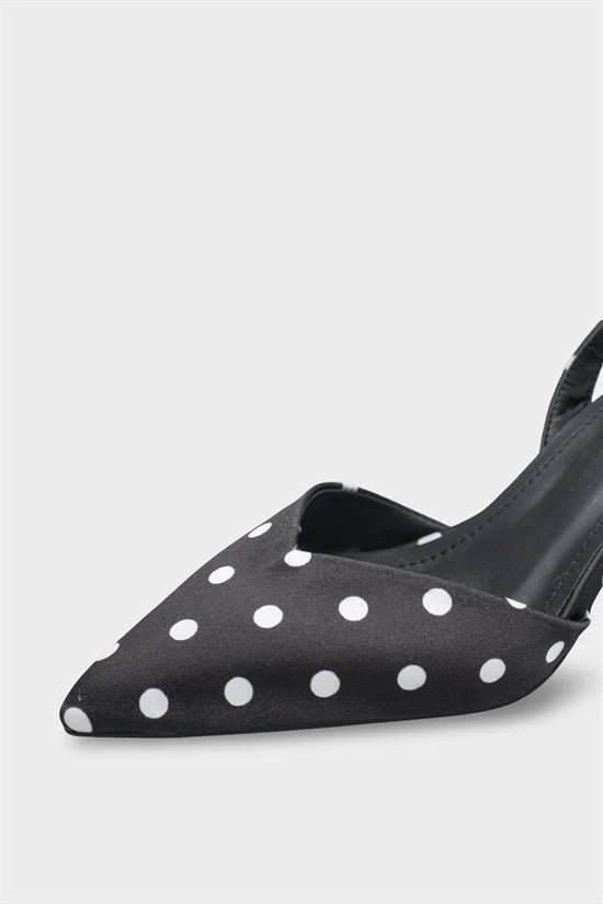 Capone Esmerelda Pointed Toe Slingback Mid Heel Women White Shoe