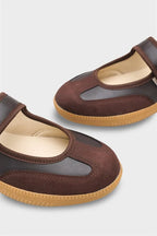 Capone Fianna Adjustable Strap Women Red White Ballet Flat