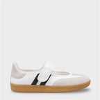Capone Fianna Adjustable Strap Women Red White Ballet Flat